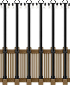 AILBTON 6 Pack 5Ft String Light Poles, Light Poles by AILBTON