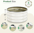 GreatBuddy 2x2x1 ft Round Galvanized Raised Garden Bed, Easy-Assembly Raised Bed - Image 3