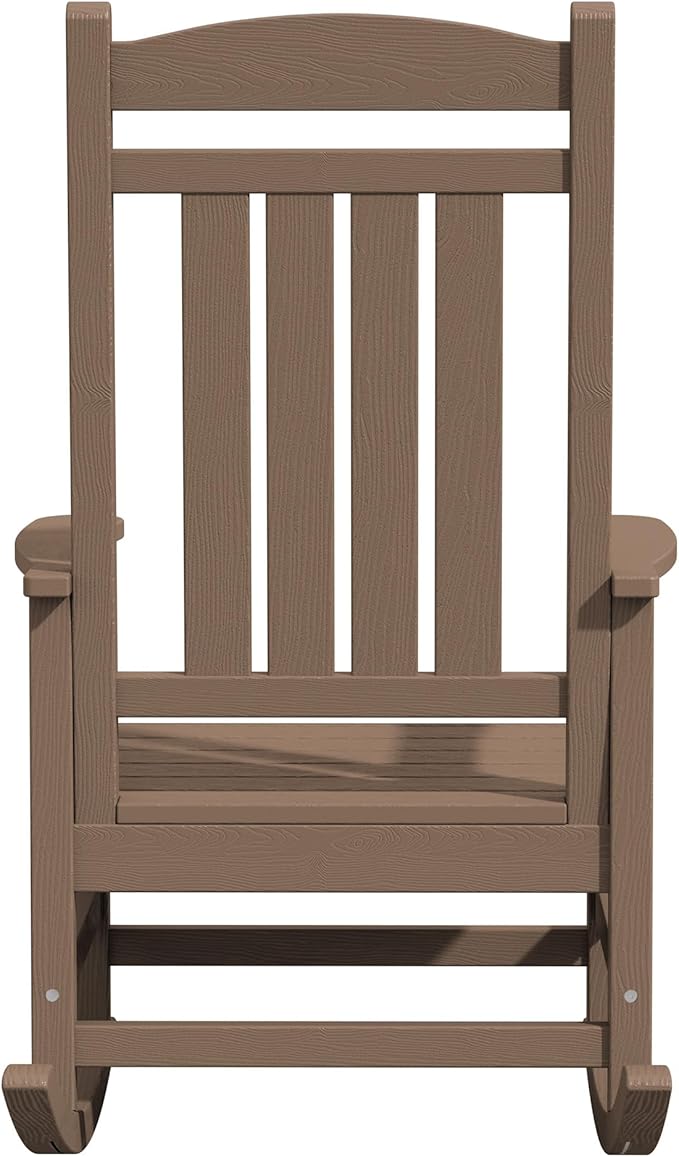 KINGYES HDPE Rocking Chairs Outdoor, Patio Rocking Chairs - Image 11