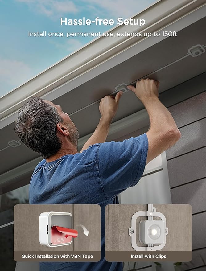 Govee Permanent Outdoor Lights 2, 150ft RGBIC Outdoor Lights - Image 6