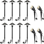 LUTEC 12V Low Voltage Landscape Lighting, Die-cast Aluminum Spot Lights by LUTEC