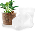 5 Inch Clear Nursery Pots for Plants by FUIJOL