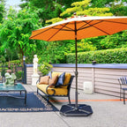 Tangkula 4PCS Cantilever Offset Patio Umbrella Base Weight Stand, 195lbs - Image 2