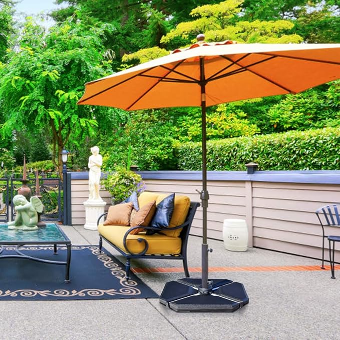 Tangkula 4PCS Cantilever Offset Patio Umbrella Base Weight Stand, 195lbs - Image 2