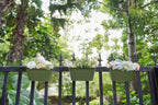 Dahey 10.5 Inch Metal Iron Hanging Flower Pots - Image 4