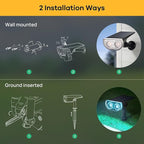 Linkind Solar Lights Outdoor StarRayS, Color Changing Solar Spot Lights - Image 5