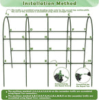 Cucumber Trellis for Raised Bed, Large Size Garden Arch Trellis for Climbing - Image 7