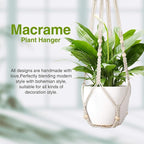 Macrame Plant Hanger Indoor Set of 2 - Image 4