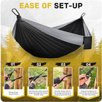 Camping Hammock Lightweight, Portable Hammocks Parachute Hammock - Image 4