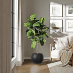 10 H x 14" Dia Round Fiberstone Planter - Image 6