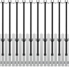 10 Pack String Light Poles, 5Ft Light Poles by Mutovlin