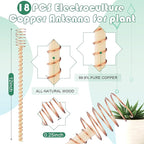 18 Pcs Electroculture Plant Stakes 12 Inches Long Copper Garden Stakes - Image 2