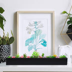 32 x 3.5 x 3.5 Inch Long Rectangular Planter Box Window Sill Plant Box Metal - Image 4