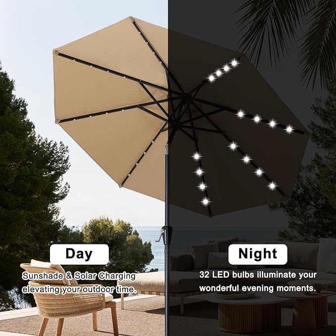 ABCCANOPY Durable Solar Led Patio Umbrellas - Image 6