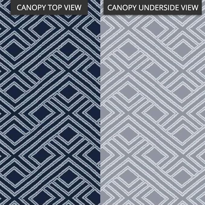 Garden Winds Universal Pergola Replacement Canopy, Spun Polyester - Image 6