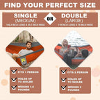 SZHLUX Camping Hammock Double & Single Portable Hammocks - Image 2
