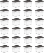 Sterilite 24-Pack ShelfTote, 50 Quart, and Office by Sterilite