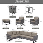 Patio Sectional Furniture Set - Image 3