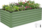 INNO STAGE 6x3x2ft Galvanized Raised Garden Bed, Raised Garden Bed Kit-Metal by INNOSTAGE