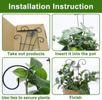 Coomin 14.5 Butterfly Indoor Plant Trellis - Image 4