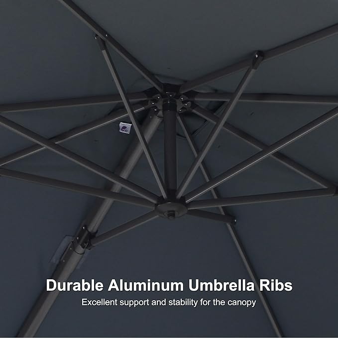 PURPLE LEAF 8' X 8' Patio Umbrella - Image 7