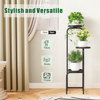 Plant Stand Indoor Outdoor 3 Tier Metal Plant Shelf - Image 3