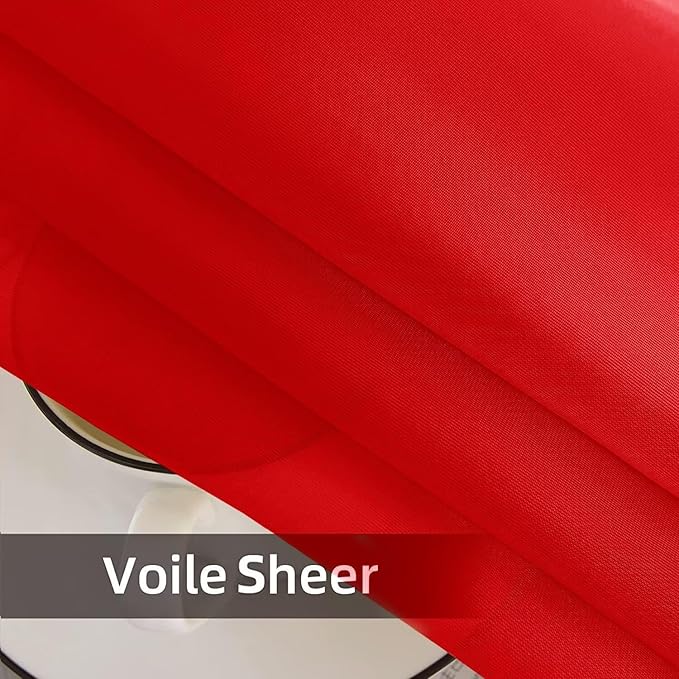 SpaceDresser Waterproof Outdoor Sheer Curtains - Image 9