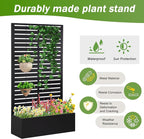 Metal Raised Garden Bed with Trellis, Planter Box - Image 8