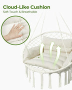 Greenstell Hammock Chair, Macrame Swing Chair - Image 3