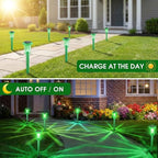 Solar Outdoor Lights, St Patricks Day 10 Pack Solar Pathway Lights Outdoor - Image 7