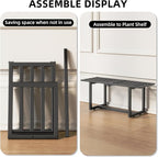 2 Pack Metal Plant Stand, Foldable Heavy Duty Indoor, Window Iron Plant Shelf - Image 4
