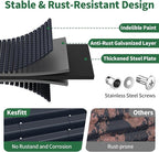 Kesfitt Raised Garden Bed, Metal Galvanized Steel Oval Garden Bed 8x2x1.5 ft - Image 2