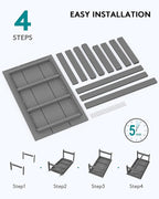 SERWALL HDPE Patio Coffee Table, Rectangle Outdoor Coffee Table, All-Weather - Image 6