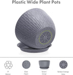Large Flower Pots 12/10/9 inch, 3 Set Big Plant Pots - Image 4