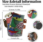 Picasso Abstract Face Flower Pot, Unique Resin Crafted Planter - Image 2