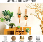 Artilady Hanging Planter for Indoor Plants Macrame Plant Hanger Large Hanging - Image 2