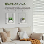 Hanging Planters for Indoor Plants White, Wall Plant Holder Stand to Hold Large - Image 4