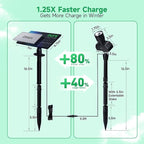 Outdoor Solar Spotlight, Adjustable Angle Landscape Spotlight Waterproof - Image 8