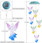 Toodour Solar Wind Chimes, Color Changing Angel Wind Chimes, LED Decorative - Image 7