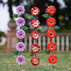 Set of 3 Solar Garden Lights, 22.6'' H Flowers Decorative Garden Stakes - Image 6