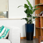 24/21/12 Inch Large Plastic Planter, Lightweight Ceramic-Look Tall Planters - Image 8