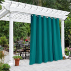 NICETOWN Outdoor Curtain for Patio Waterproof Extra Wide 84 inch, Sun Blocking by NICETOWN