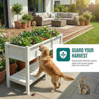 YITAHOME 48x18x30in Raised Garden Bed HDPE, Weather-Resistant Poly Lumber - Image 4