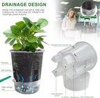 Cdd's Path Upgraded 5-Pack 6 Inch Naked Root Planter Self Watering Pots Set - Image 2