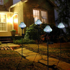 Solar Outdoor Lights Decorative Solar Glass Mushroom Lights Waterproof LED - Image 2