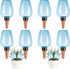 8 Pcs Plant Watering Globes Self Watering Planter Insert Plants Top Fill Water by Unknown