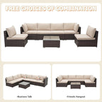 7 Pieces Patio Furniture Set - Image 8