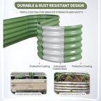Galvanized Raised Garden Bed Outdoor- 2 Pcs Raised Beds - Image 3