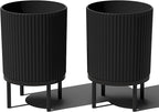 Veradek Demi Series Round Planter w/Stand by VeradekOutdoor