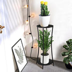 YINMIT Plant Stand Indoor, Round Potted Holder Rack, Flower Pot Stand Shelf - Image 8